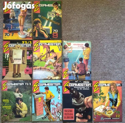 87 db Ezermester barkács magazin 1970-es évek