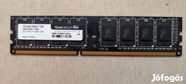 8GB DDR3 1600Mhz ram