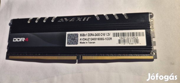 8GB x1 DDR4 - 2400 C16 Avexir red led