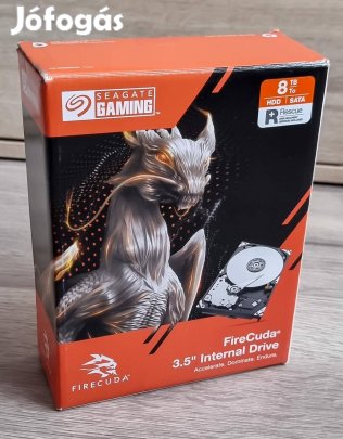 8TB Seagate Firecuda 3.5", 256MB (100/100), Magyar garanciával