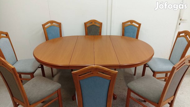 8 Személyes Montana étkezőgarnitúra, étkező garnitúra asztal, szék 