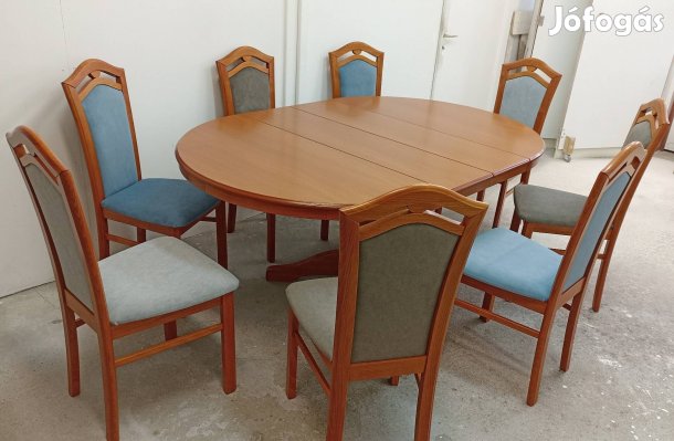 8 Személyes Montana étkezőgarnitúra, étkező garnitúra asztal, szék 