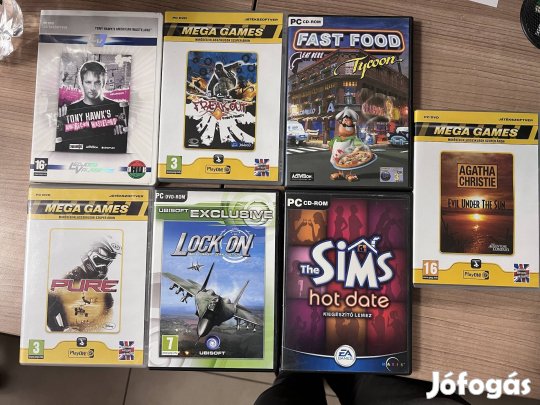 8 darab PC játék