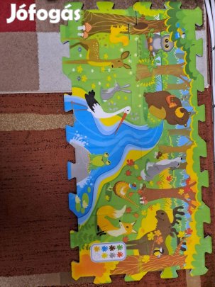 8 darab habszivacs kirakó habtapi puzzle