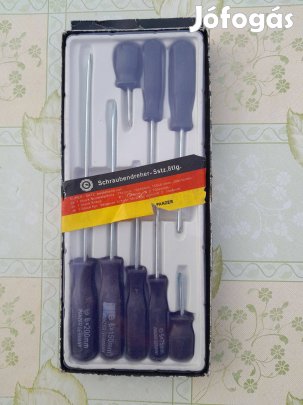 8 darabos csavarhúzó készlet (német)
