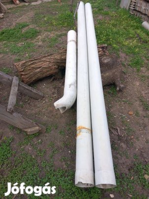 8 db 250 cm hosszú műanyag csatorna lefolyócső