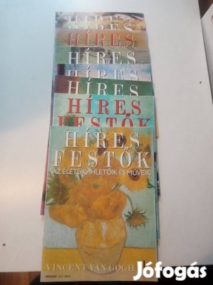 8 db Híres festők c. magazin