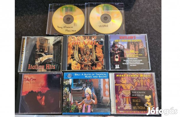8 db Nemzetiségi Zenei CD