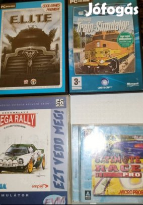 8 db PC CD rom játék egyben