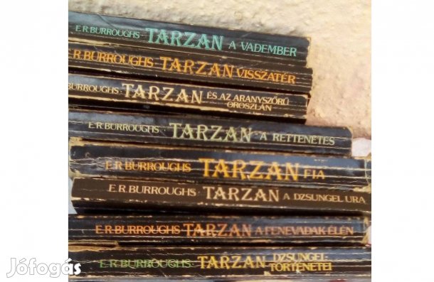 8 db Régi Tarzan könyv 500 ft/db Olvasott állapotúak