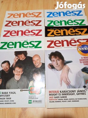 8 db Régi Zenész Újság /csak egyben/ 2002-es /gyűjtőknek/