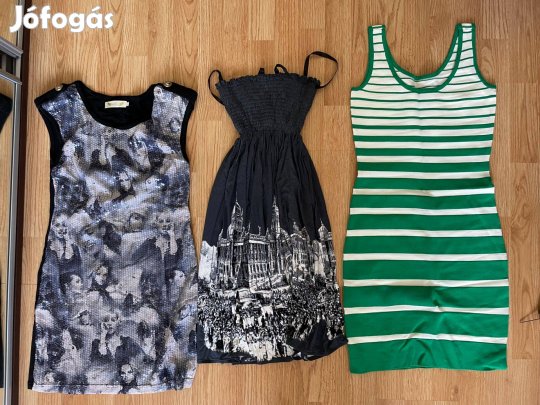 8 db gyönyörű női nyári ruha egyben eladó. S méret Zara