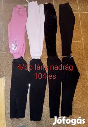 8/db lány nadrág csomag 104 es