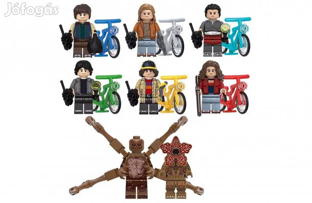 8 db-os Stranger Things mini figura szett Vecnával és kiegészítőkkel