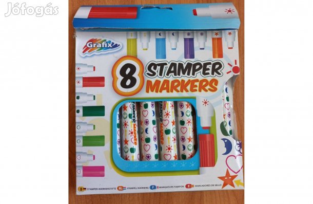 8 db-os bélyegző-kijelölő készlet