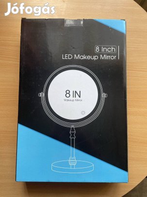 8 inch LED sminktükör 20x nagyítással, érintőgombos