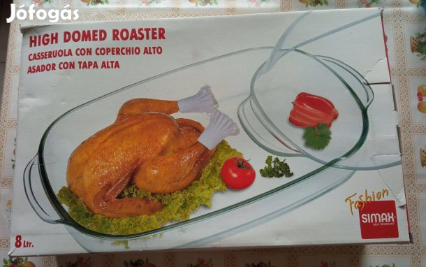 8 literes hőálló jénai edény fedővel - Új