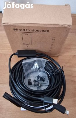 8 mm / 5m vagy10m endoszkóp Android és iphone-hoz / IOS okostelefonhoz