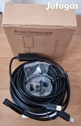 8 mm / 5m vagy10m endoszkóp Android és iphone-hoz / IOS okostelefonhoz