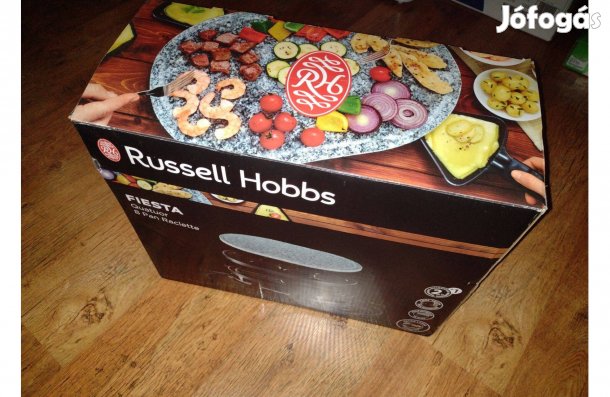 8 személyes kinti-benti grill sütő, márvány lappal - Russell Hobbs