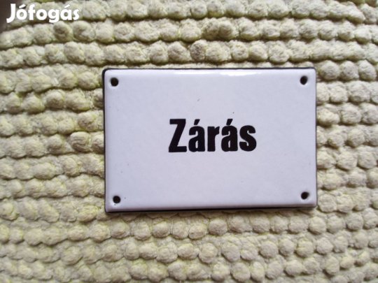 8 x 12 cm-es tűzzománc tábla