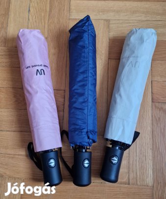 8 x 2 bordás Automata mini szélálló esernyő / napernyő UV álló