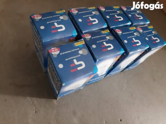 8db 25W hagyományos izzó, égő, nem Tungsram