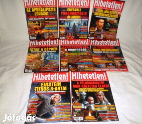 8db Hihetetlen Magazinok ujak