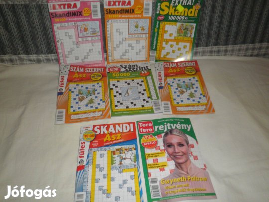 8db Skandi idei rejtvény magazinok