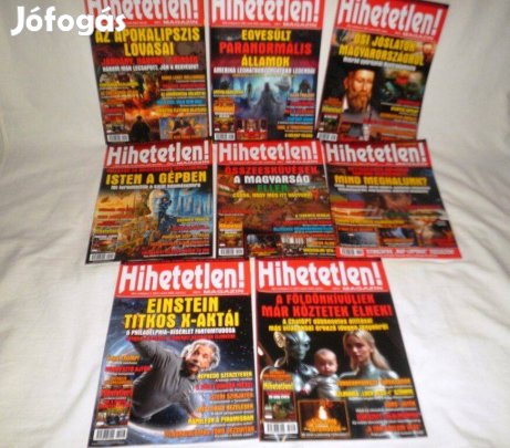 8db hihetetlen magazinok újak