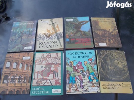 8db képes történelem retro történelmi sorozat