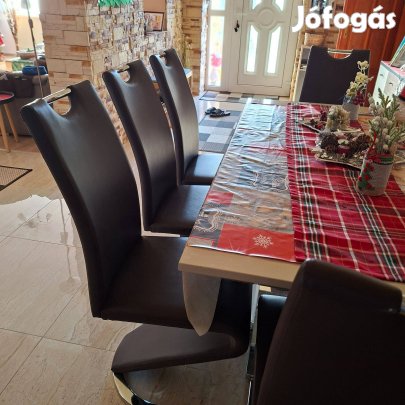 8db modern étkezőszék egyben 