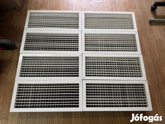 8db szellőzőrács (53x23x10 cm)