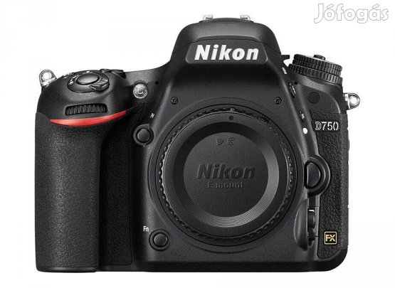 9000 expós Nikon D750 fényképezőgép váz | 6 hó magyar garancia!