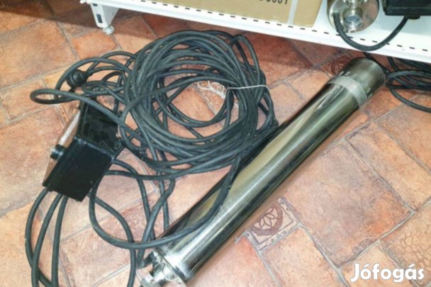 900W-os csőszivattyú 4500liter/óra teljesítménnyel, mélykúti búvár