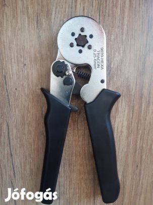 9039 Hexa Tracon 0,256 mm kézi önbeálló érvéghüvely krimpelő fogó