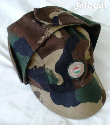 90M magyar katonai repülőszerelő repszer téli sapka 58