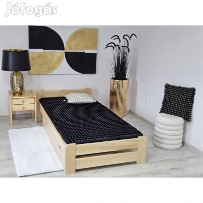 90X200 Új fenyő ágy Emma, fenyőágy ajándék ráccsal