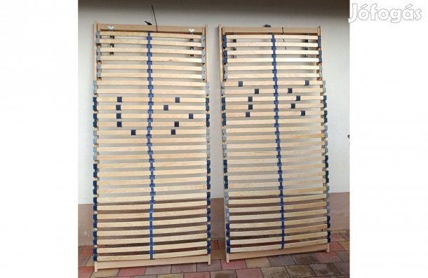 90x200 cm ágyrács párban állítható fejvéggel