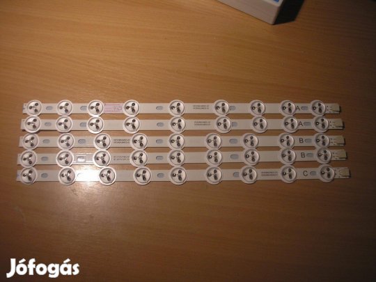 9125 Philips 39PFL3008H LEd háttérfény szett VES390UNDC-01 VES400Unds0