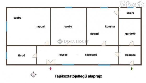 91 nm-es ház eladó Magyarhomorog