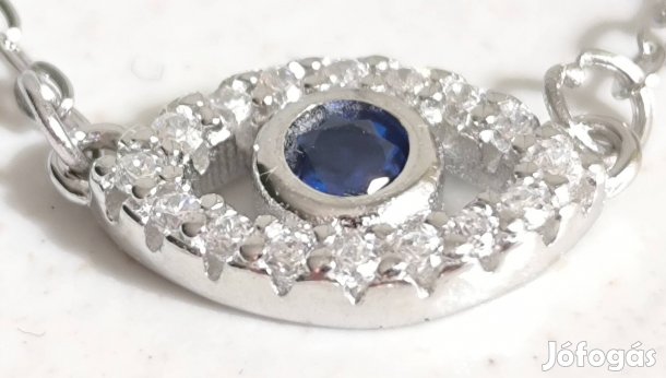 925 ezüst "evil eye" nyaklánc