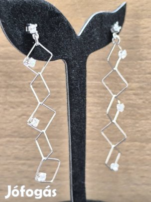 925 ezüst lógós fülbevaló 
