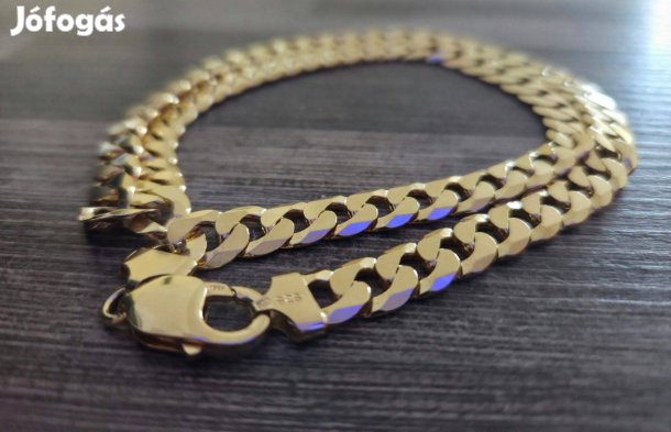 925 ezüst nyaklánc arannyal futtatva, szép, hordatlan állapotban! Nem