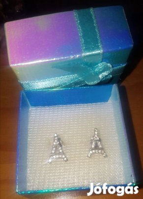 925-ös ezüst Eiffel torony fülbevaló 10.900 Ft helyett Extra Akció