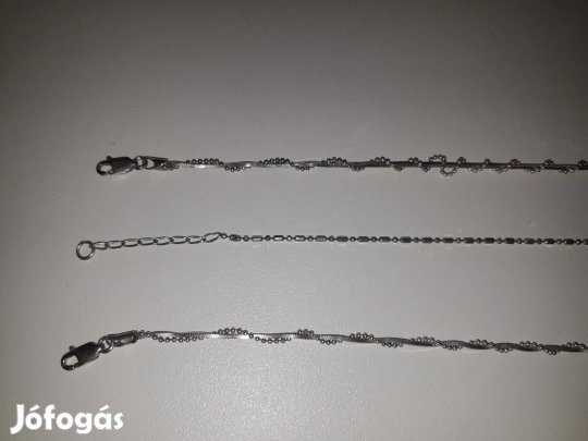 925-ös ezüst női nyaklánc+karkötő +bokalánc 11,62 gramm egyben eladó