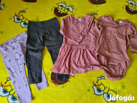 92-es H&M-es kislány ruha csomag. 4 db-os