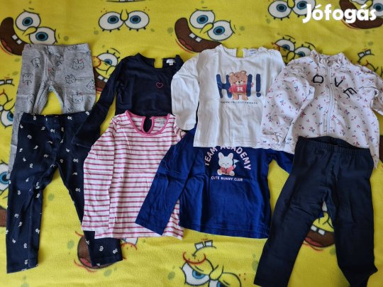 92-es kislány olasz OVS ruhacsomag. 8 db-os