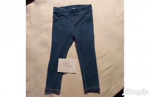 92-es méretű farmerszabású leggings (H&M)