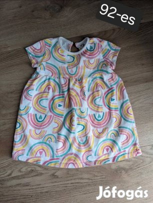 92-es szivárványos - szivecskés ruha 